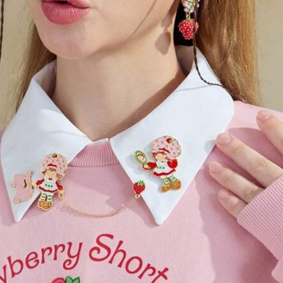 Strawberry Shortcake3pcs/ Pin Set NWOT - Picture 5 of 5